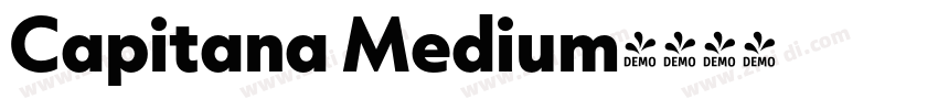 Capitana Medium字体转换